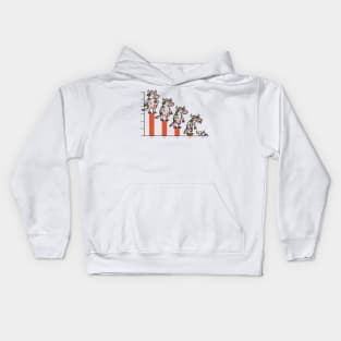 Fat and Skinny Cows Kids Hoodie